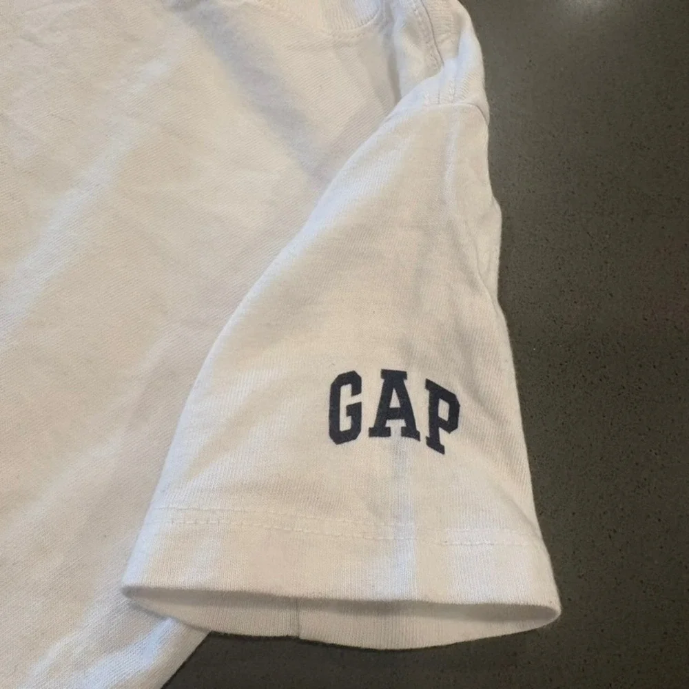 Baby Gap Disney Mickey Mouse Friends White Organic Cotton T-Shirt Toddler 3T